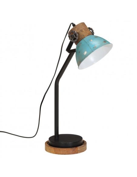 Lampada da Scrivania 25 W Blu Anticato 18x18x60 cm E27