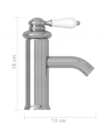 Rubinetto per Lavabo del Bagno Argento 130x180 mm