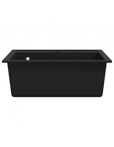 Lavello da Cucina in Granito Vasca Singola Nero