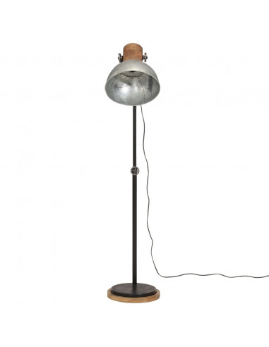 Lampada da Terra 25 W Argento Vintage 30x30x100-150 cm E27