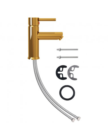 Rubinetto per Lavabo del Bagno Oro 130x176 mm