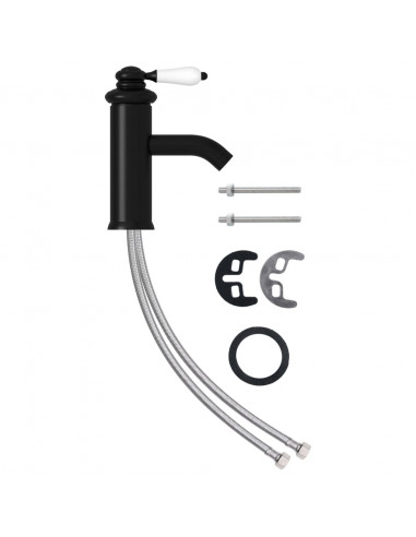 Rubinetto per Lavabo del Bagno Nero 130x180 mm