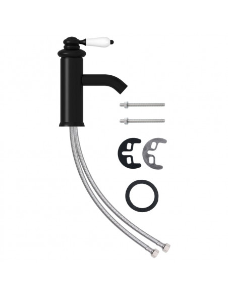 Rubinetto per Lavabo del Bagno Nero 130x180 mm