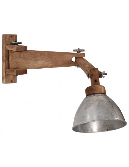 Lampada a Parete 25 W Argento Vintage E27