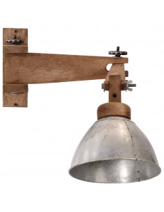 Lampada a Parete 25 W Argento Vintage E27 2