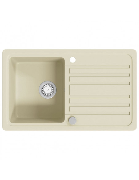 Lavello da Cucina in Granito Vasca Singola Beige