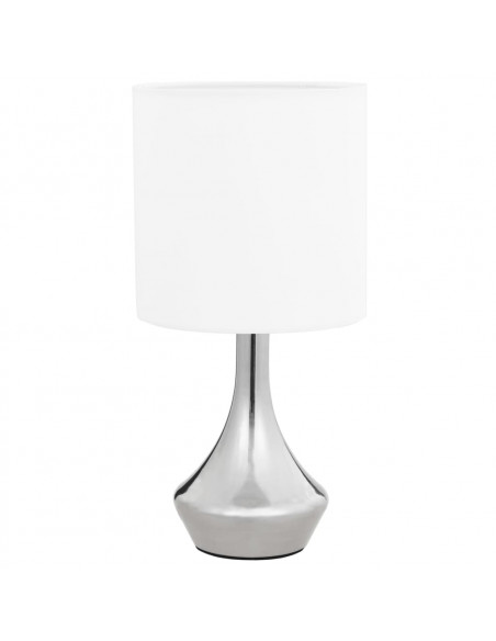 Lampade da Tavolo 2 pz Pulsanti Touch Bianche E14