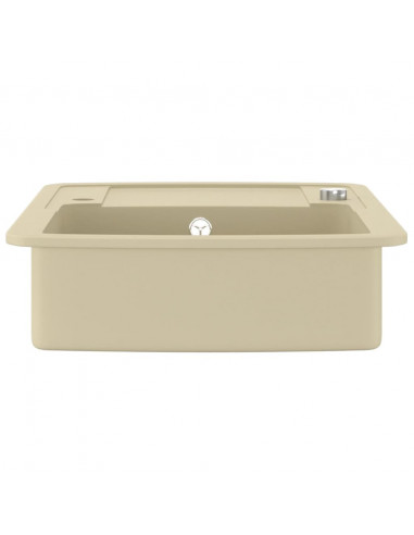 Lavello da Cucina in Granito Vasca Singola Beige