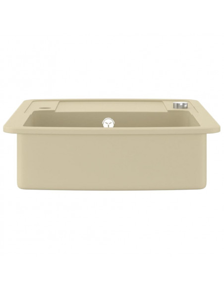Lavello da Cucina in Granito Vasca Singola Beige