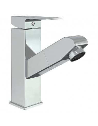 Rubinetto Lavabo da Bagno Estraibile Finitura Cromo 157x172 mm