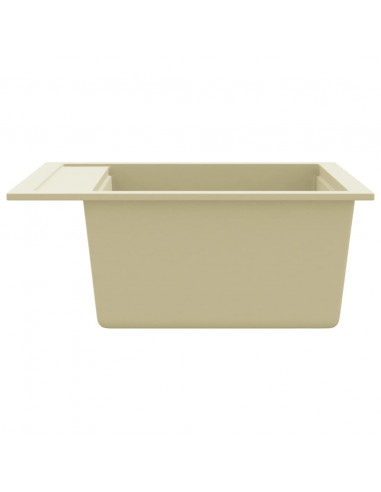 Lavello da Cucina in Granito Vasca Singola Beige