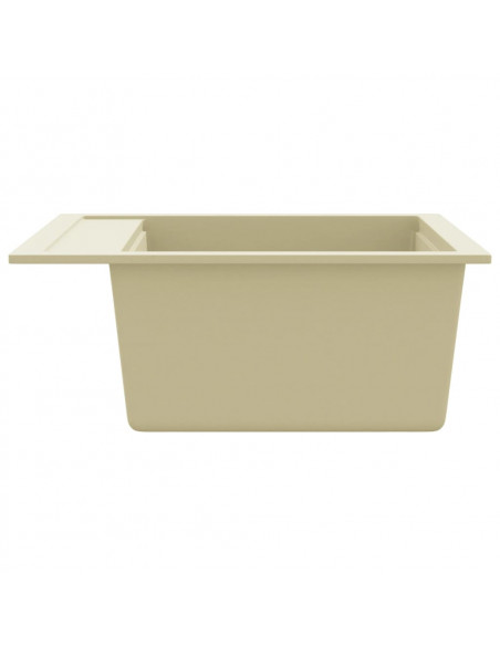 Lavello da Cucina in Granito Vasca Singola Beige