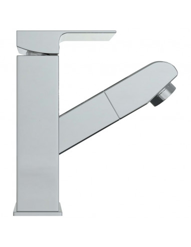 Rubinetto Lavabo da Bagno Estraibile Finitura Cromo 157x172 mm