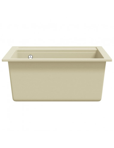 Lavello da Cucina in Granito Vasca Singola Beige