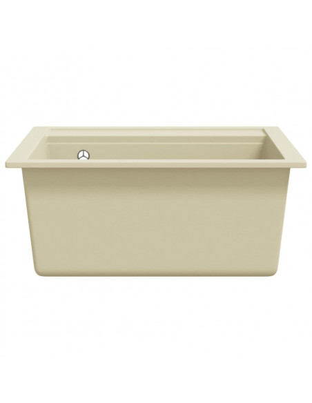Lavello da Cucina in Granito Vasca Singola Beige