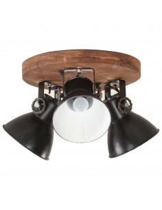 Lampada a Sospensione Industriale 25 W Nero 42x27 cm E27 2