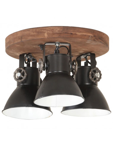 Lampada a Sospensione Industriale 25 W Nero 42x27 cm E27