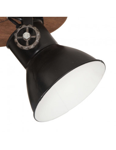 Lampada a Sospensione Industriale 25 W Nero 42x27 cm E27