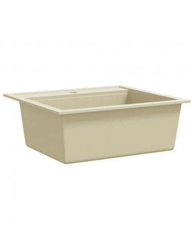 Lavello da Cucina in Granito Vasca Singola Beige
