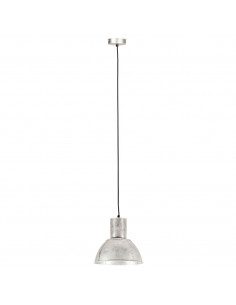 Lampada a Sospensione 25 W Argento Rotonda 28,5 cm E27 2