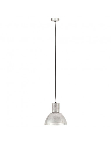 Lampada a Sospensione 25 W Argento Rotonda 28,5 cm E27