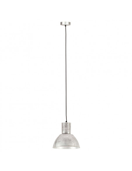 Lampada a Sospensione 25 W Argento Rotonda 28,5 cm E27