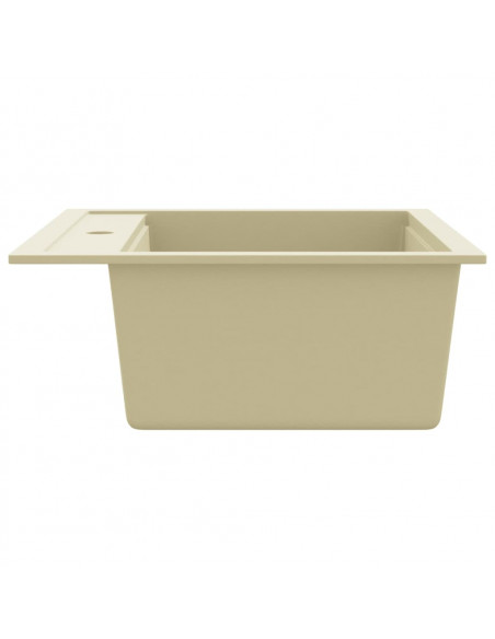 Lavello da Cucina in Granito Vasca Singola Beige