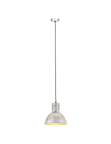 Lampada a Sospensione 25 W Argento Rotonda 28,5 cm E27