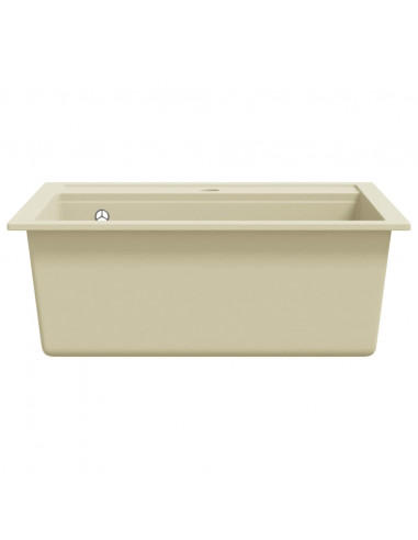 Lavello da Cucina in Granito Vasca Singola Beige
