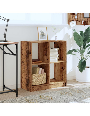 Libreria Legno Antico 68,5x32x75 cm in Legno Multistrato