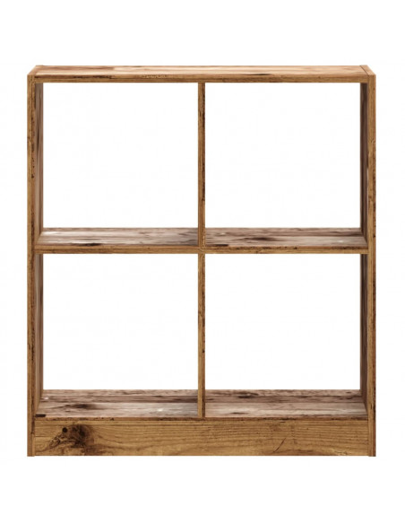 Libreria Legno Antico 68,5x32x75 cm in Legno Multistrato
