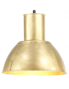 Lampada a Sospensione 25 W Ottone Rotonda 28,5 cm E27 2