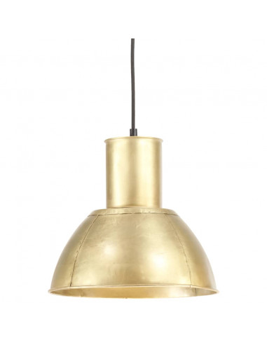 Lampada a Sospensione 25 W Ottone Rotonda 28,5 cm E27