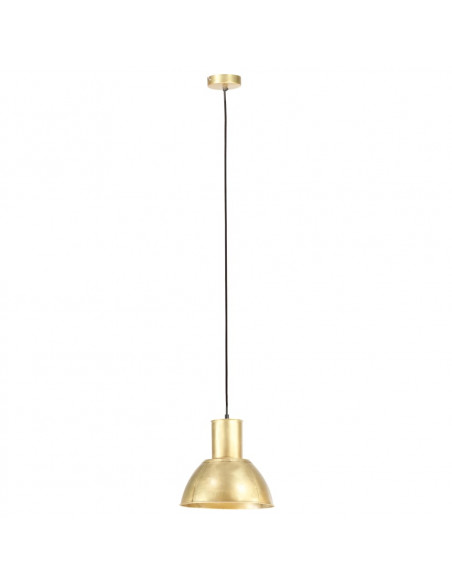 Lampada a Sospensione 25 W Ottone Rotonda 28,5 cm E27