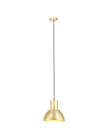 Lampada a Sospensione 25 W Ottone Rotonda 28,5 cm E27