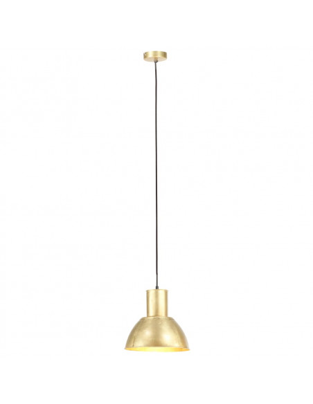 Lampada a Sospensione 25 W Ottone Rotonda 28,5 cm E27