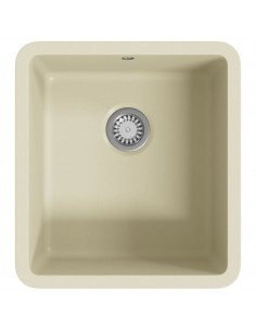 Lavello da Cucina in Granito Vasca Singola Beige 2