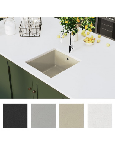 Lavello da Cucina in Granito Vasca Singola Beige