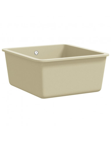 Lavello da Cucina in Granito Vasca Singola Beige