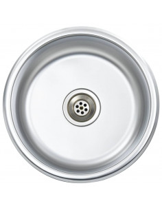 Lavello da Cucina con Filtro e Sifone in Acciaio Inox 2