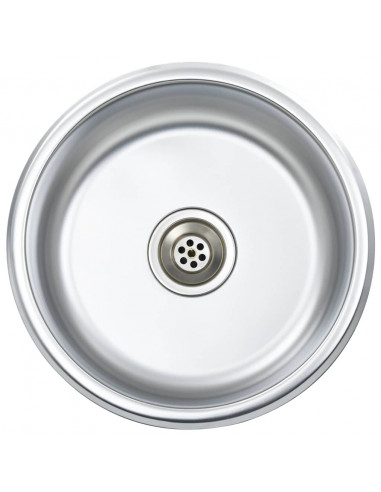 Lavello da Cucina con Filtro e Sifone in Acciaio Inox