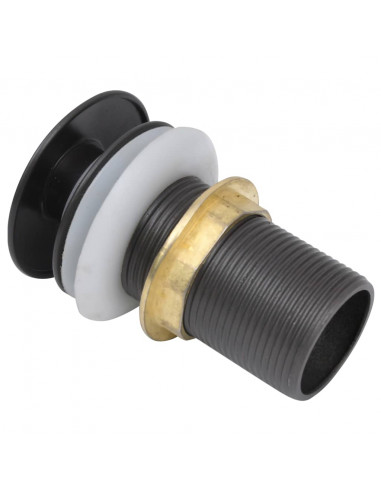 Scarico a Pressione Senza Troppopieno Grigio 6,4x6,4x9,1 cm