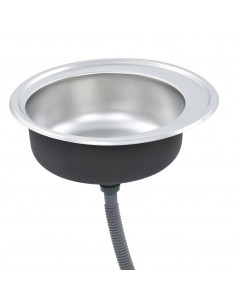 Lavello da Cucina con Filtro e Sifone in Acciaio Inox 2