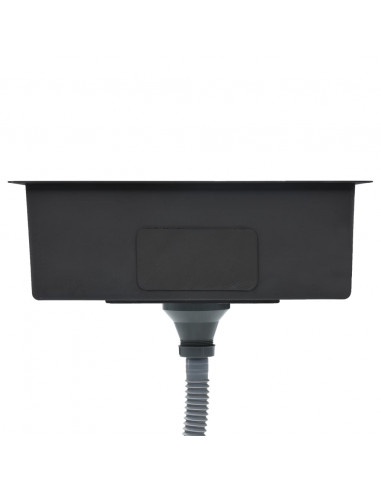 Lavello da Cucina Lavorato a Mano con Filtro in Acciaio Inox