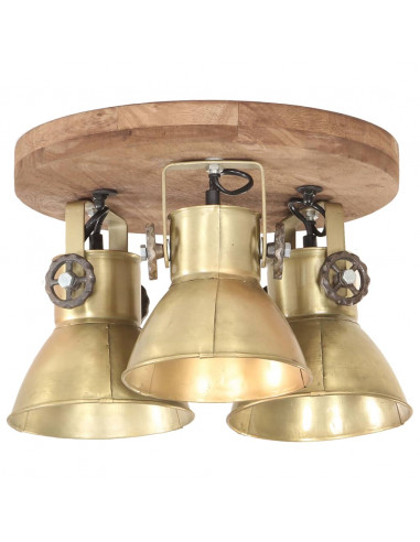 Lampada a Sospensione Industriale 25 W Ottone 42x27 cm E27