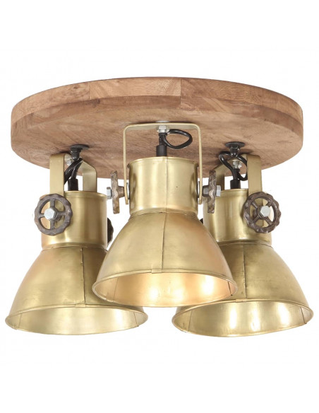 Lampada a Sospensione Industriale 25 W Ottone 42x27 cm E27