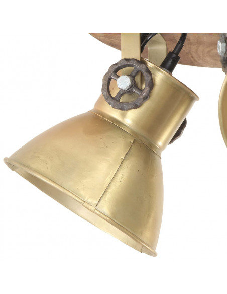 Lampada a Sospensione Industriale 25 W Ottone 42x27 cm E27