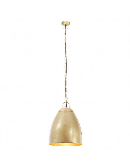 Lampada a Sospensione Industriale 25 W Ottone Rotonda 32 cm E27