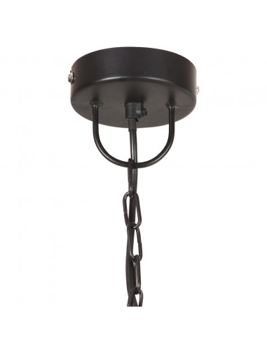 Lampada Industriale Vintage 25 W Nera Rotonda 31 cm E27