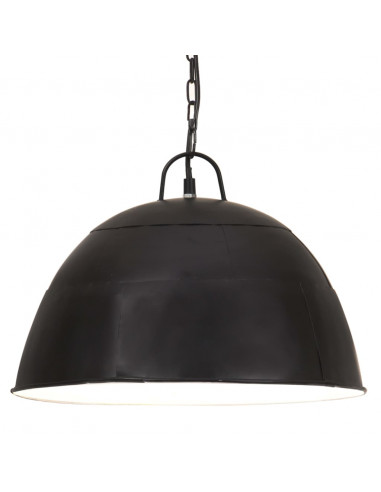 Lampada Industriale Vintage 25 W Nera Rotonda 40 cm E27